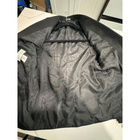 Calvin Klein Boys Black Blazer Jacket Size 12Polyester/Rayon Blend - Picture 3 of 10